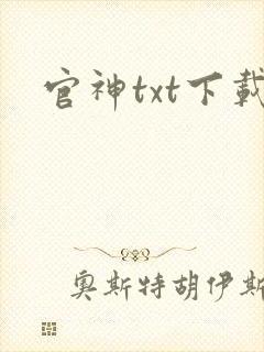官神txt下载