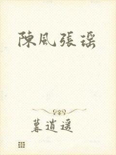 陈风张瑶封面