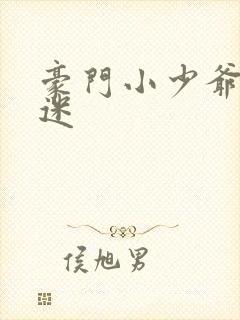 豪门小少爷是财迷封面