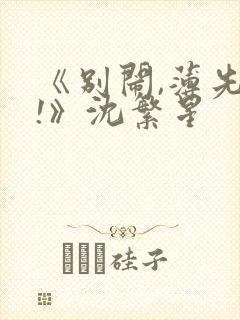 《别闹,薄先生!》沈繁星