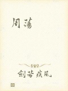 周荡封面