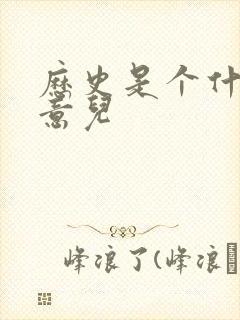 历史是个什么玩意儿