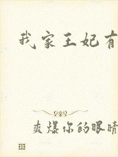 我家王妃有点野
