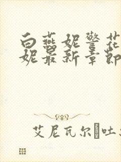 白燕妮警花白艳妮最新章节更新
