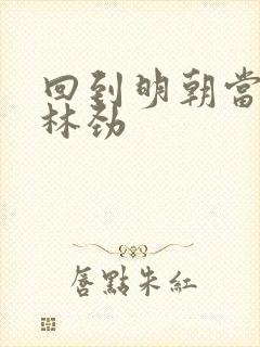 回到明朝当王爷林劲封面