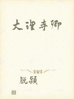 大理寺卿