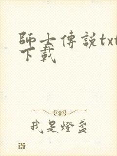 师士传说txt下载