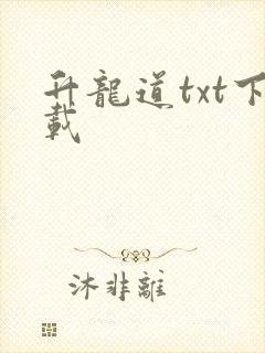 升龙道txt下载