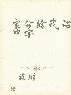 家公给我治疗5中字