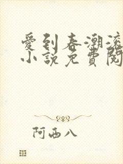 爱到春潮滚滚来小说免费阅读封面