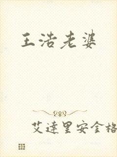 王浩老婆