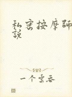 私密按摩师 小说封面