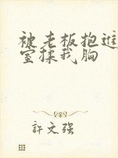 被老板抱进办公室揉我胸