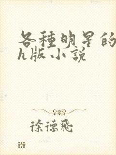 各种明星的综艺h版小说