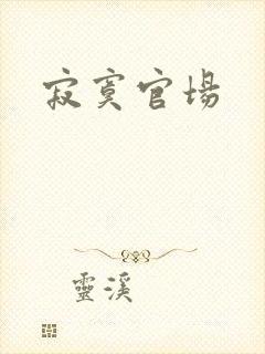 寂寞官场