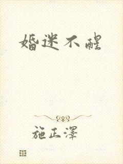 婚迷不醒封面