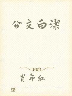 公交白洁封面