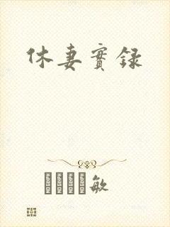 休妻实录封面