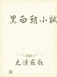 黑白朝小诚