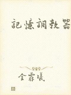 记忆调教器