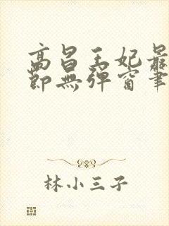 高昌王妃最新章节无弹窗笔趣阁封面