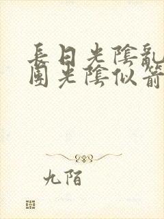 长日光阴乱作一团光阴似箭必读