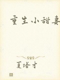 重生小甜妻封面
