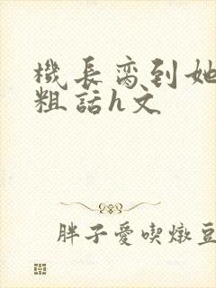 机长脔到她哭h粗话h文