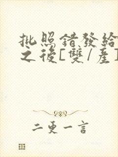 批照错发给情敌之后[双/产]