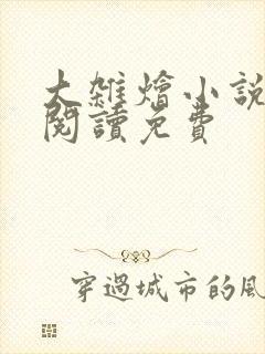 大杂烩小说全集阅读免费