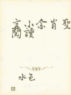 言小念肖圣免费阅读