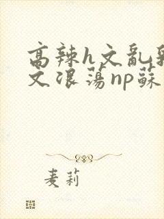 高辣h文乱乳h文浪荡np苏夏封面