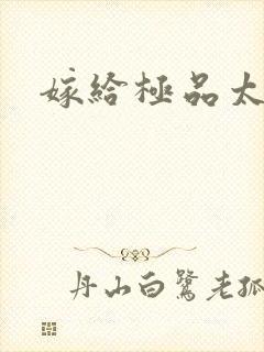 嫁给极品太子