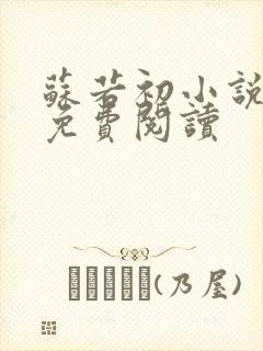 苏若初小说全文免费阅读