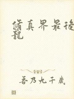修真界最后一条龙