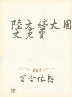 陆文婷大团圆全文免费封面