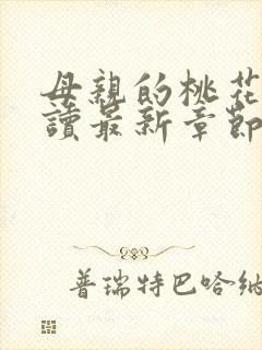 母亲的桃花源阅读最新章节小说