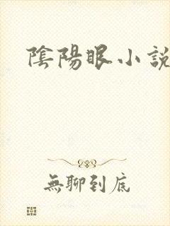 阴阳眼小说