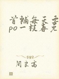 首辅每天要不够po一枝春免费阅读封面