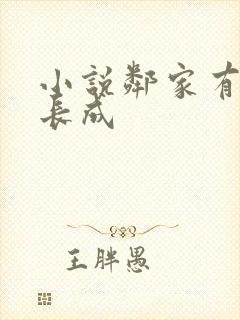 小说邻家有女初长成封面