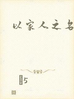 以家人之名小说