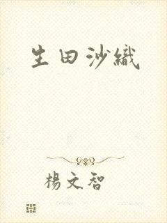 生田沙织封面