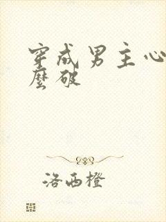 穿成男主心魔怎么破封面