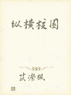 纵横校园封面