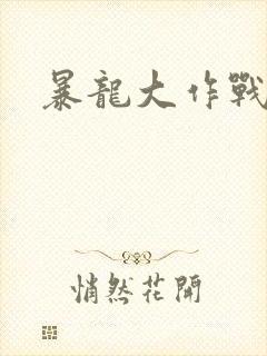 暴龙大作战封面