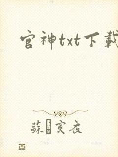 官神txt下载