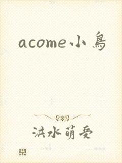 acome小鸟