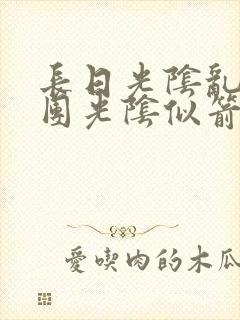 长日光阴乱作一团光阴似箭免费阅读