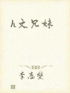 h文兄妹封面