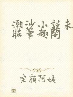 潮沙小说未删减版笔趣阁封面